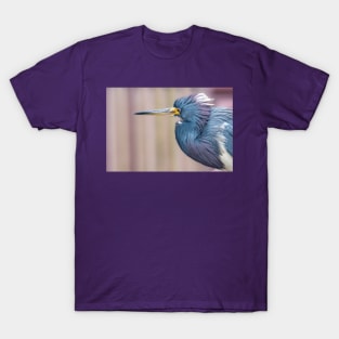 Tricolored Heron in Neck Tucked Pose T-Shirt